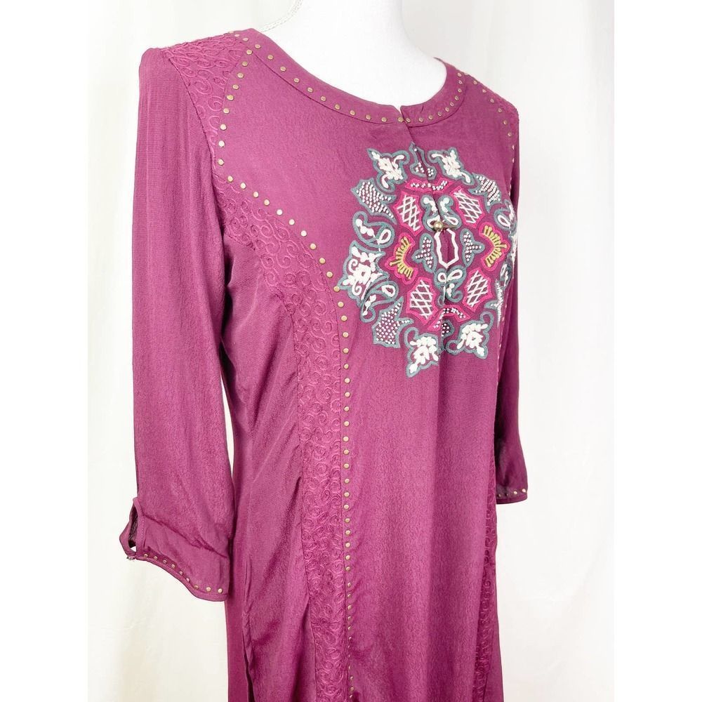Lakshita Indian Khurti - Boho Bohemian Tunic - Embroidered Dress - Size Small - Picture 2 of 7